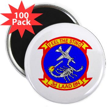 3LAADB - M01 - 01 - 3rd Low Altitude Air Defense Bn - 2.25" Magnet (100 pack) - Click Image to Close